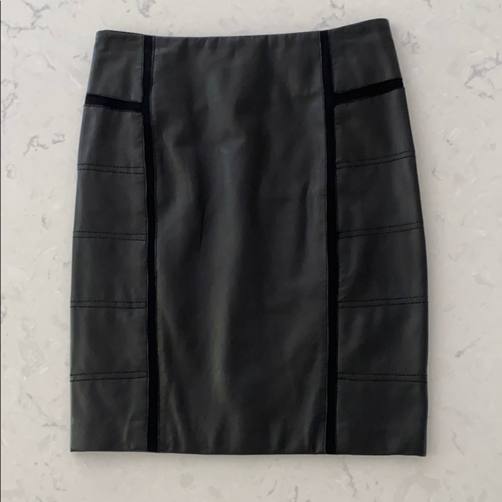 Ted Baker leather pencil skirt